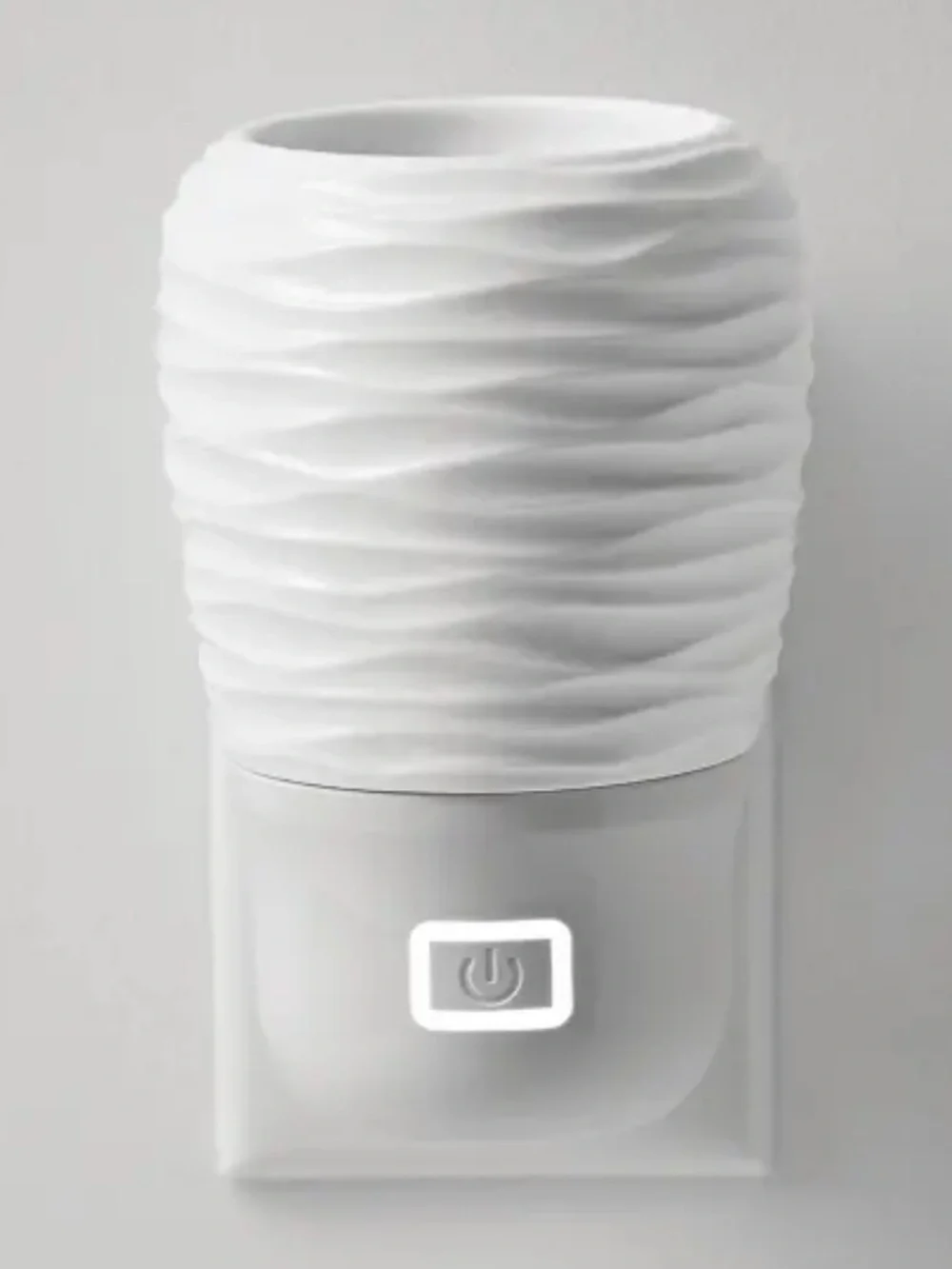 Scentsy Set of 2 White Wall Fragrance Diffusers & 2 Amazon Rain Fragrance Pods